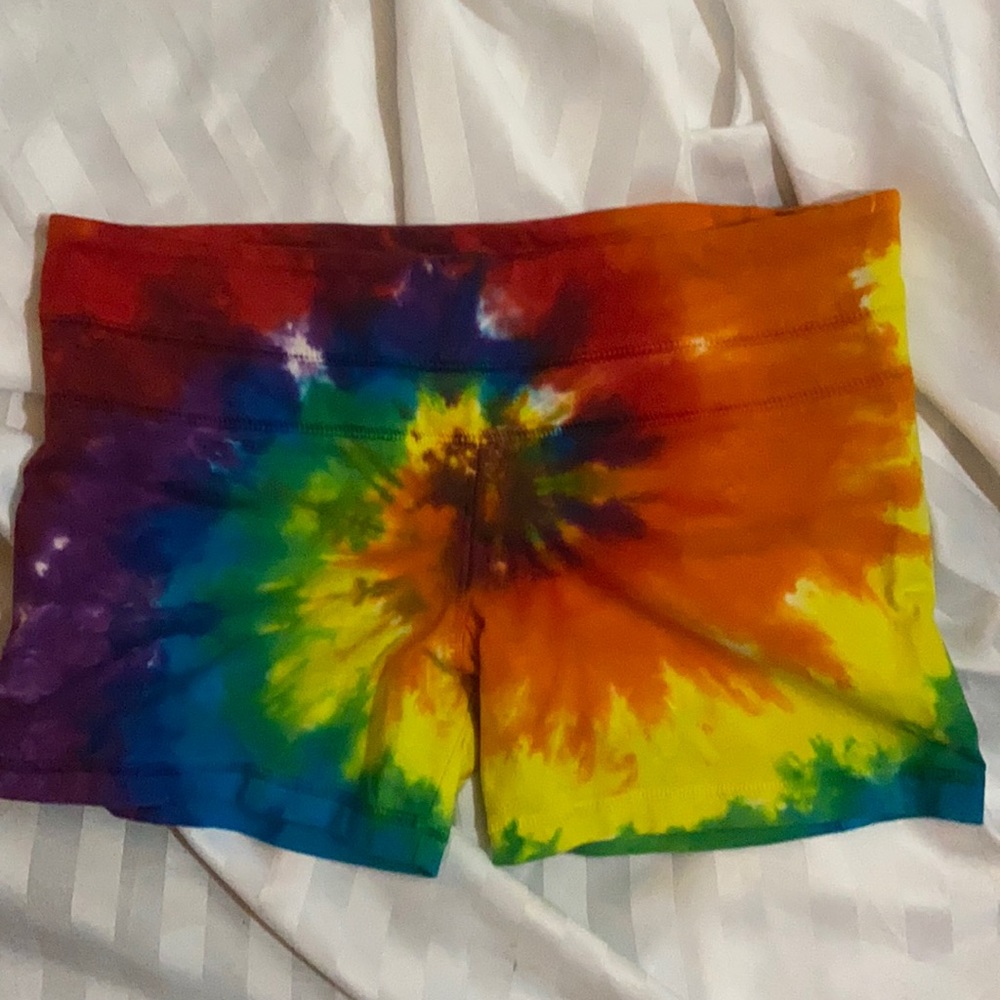 Tie Dye Yoga Shorts